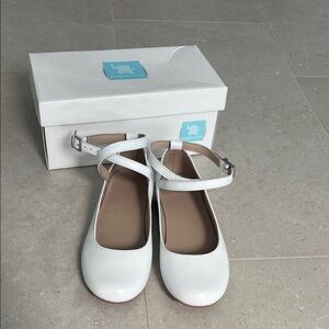 Elephantito White Mary Jane Flats